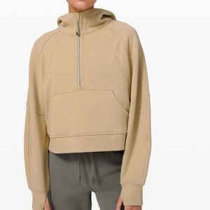 Lululemon Cropped Half-Zip Scuba Hoodie